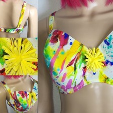 Luxus Bikini antigel, 75/80 Cup F Schwimm Bade Oberteil 36 38 Damen neu FBA4070F