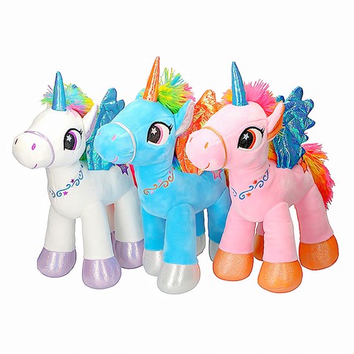 Plüsch einhorn stehend - einhorn,