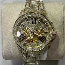 Damenuhr Chronograph Michael Kors MK6355 Luxuriöse Edelstahl-Quarzuhr  Ø42 mm