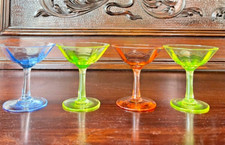 4 Kristall Likör Facettiert 2