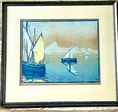 Original farbholzschnitt willi - original,