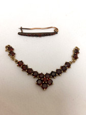 Granat-Collier -Teil ohne