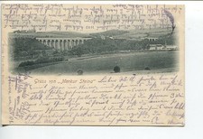 AK Gruss von Merkur Steina , Gasthaus, Viadukt, (1785), 1901, Landkreis Bautzen