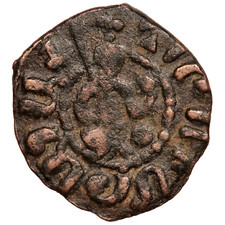UNERFORSCHTE ARMENISCHE MITTELALTER BRONZE POGH MÜNZE (#2193)