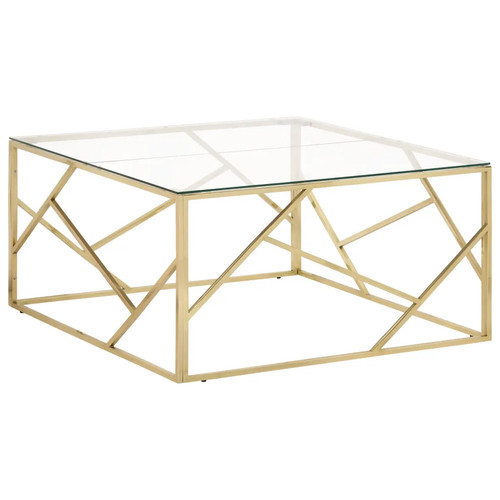 Couchtisch golden edelstahl - couchtisch,