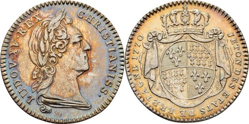 Frankreich bretagne jeton 1770 - frankreich,
