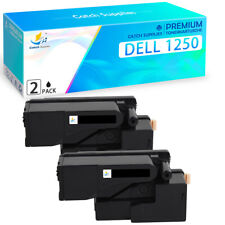 2x Toner für Dell 1250C 1350CNW 1355CN 1355CNW C1760NW C1765NF C1765NFW Schwarz