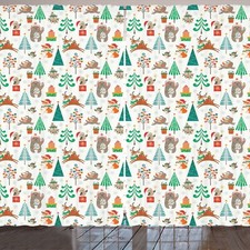 Weihnachten Rustikale Gardine