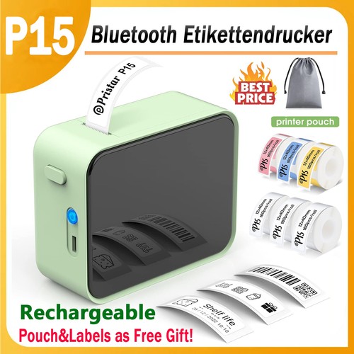 Bluetooth etikettendrucker p15 - bluetooth,