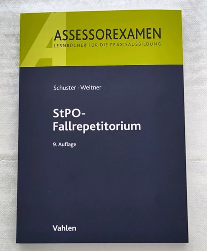 Vahlen stpo fallrepetitorium - vahlen, stpo-fallrepetitorium