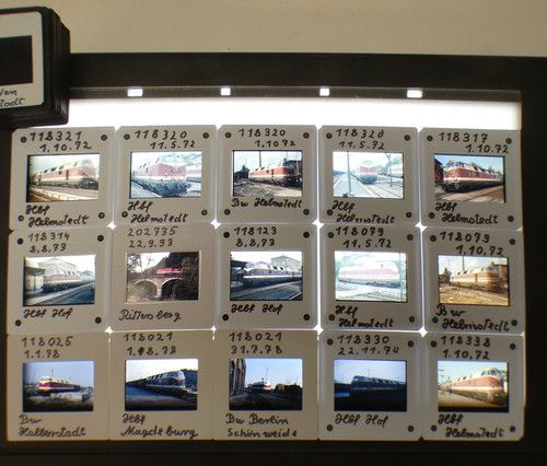 Slides locomotives - 25, of