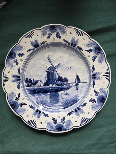 Delft blau wandteller - ,