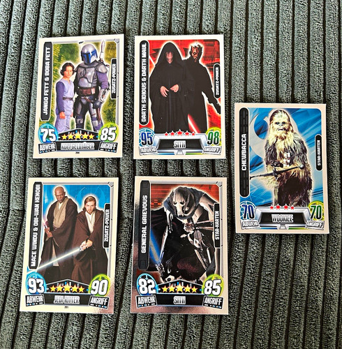 Topps star wars force attax - topps, 5