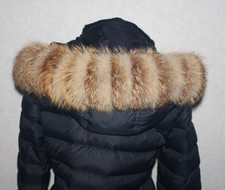 Pelzstreifen Rotfuchs Pelzkragen Kapuzenfell Echtfell Fuchs Pelz für Jacke,Parka