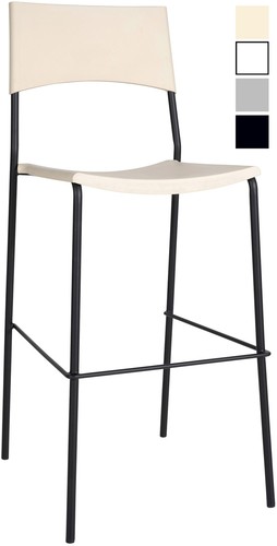 Barhocker genua schwarz - barhocker,