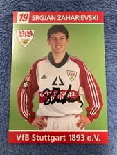 Srgjan Zaharievski VFB Stuttgart 1998/1999 Autogrammkarte NACHDRUCK RAR Angebot