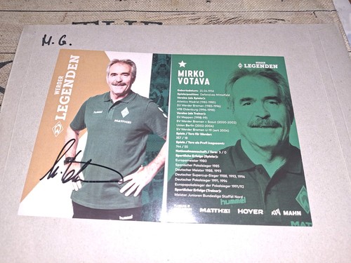 Autogrammkarte mirko votava - mirko,