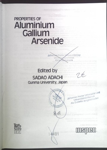 Properties aluminum gallium - of,