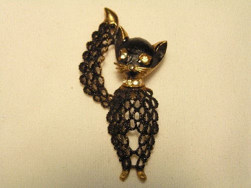 Vintage mamselle brosche - vintage,