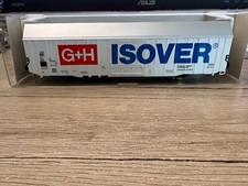 Fleischmann H0 5378 Großraumgüterwagen G+H Isover in OVP guter Zustand