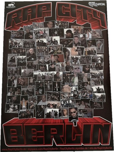 Rap city berlin poster din - din, a1
