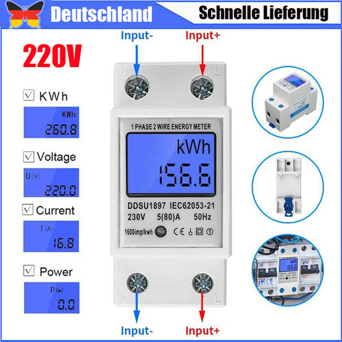 Lcd wechselstromzähler - lcd,
