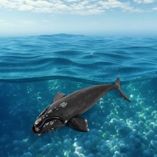 Wal-Actionfigur, Aquarium, Meeresleben, für Kinder, Jungen, Mädchen,