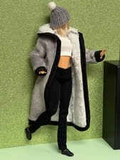 Barbie Fashion Kleidung,warmer Mantel, Hose, Shirt, Leggings , Mütze , Schuhe