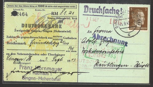 Deutsches reich 1943 x - deutsches,