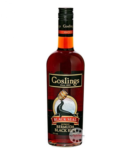 Goslings black seal bermuda - black,