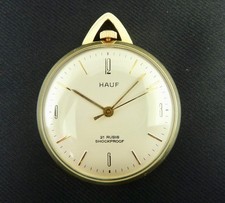 Taschenuhr Frackuhr Hauf Gold 585