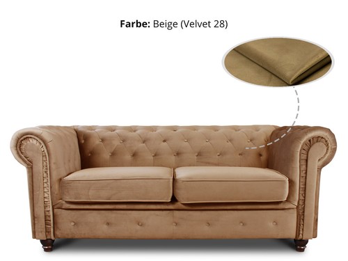 Schlafsofa chesterfield asti - schlafsofa,