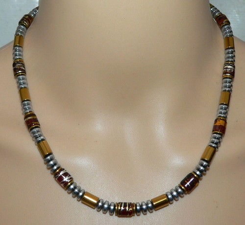 Halskette collier zylinder - halskette,