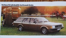 1980 Ford Escort Taunus Granada Turnier Kombi estate Prospekt brochure