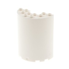 Lego zylinder hälfte 3x6x6 - 1x,