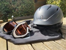 Skihelm Carrera (unisex) Größe L schwarz + 2 Skibrillen /weiß u. schwarz) gratis