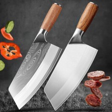 Küchenmesser Profi Kochmesser Japanisches Edelstahl Messer Metzgermesser Scharf