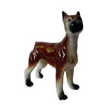 Original Boxer Hund Porzellan