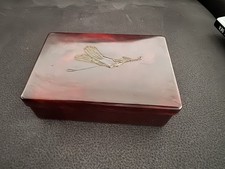 Alte Bakelit Dose Kasten Schatulle 30er 40er Jahre Mouson Box vintage