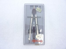 Aus Büroauflösung: 4x Präzisionszirkel, Reisszeug rOtring Hochglanzverchromt - 