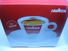 LAVAZZA Espressotasse & Untertasse - Limitierte Caffé Crema Tassen-Edition NEU