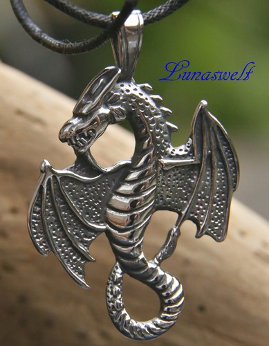 Drachen dragon amulett - -,