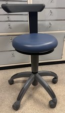 Sirona Carl Manual Arbeitssessel Arztstuhl  Polster Saphirblau