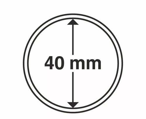 Münzkapsel 40mm für - 20, 1oz