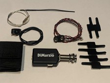 DiMarzio Endpin Nanoflex Tonabnehmer Neu Komplett Set Preamp