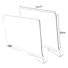Transparentes Schrankregal Für Kleiderschrank-Organizer, Stoffteiler, Schrank, B