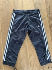 Adidas Hose S Schwarz 3/4 Climalite