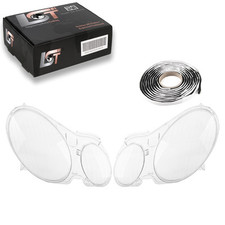 2x Scheinwerferglas links rechts Set für Mercedes E-Klasse W211 S211 2002-2009