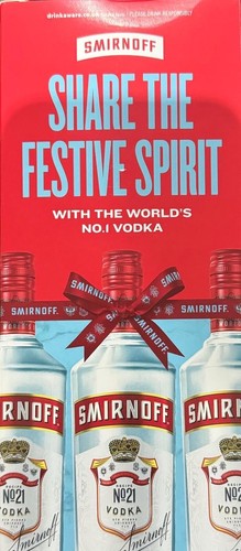 Smirnoff mehrwegbecher rot - 50,