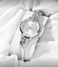 Disu Damen Silber Edelstahl